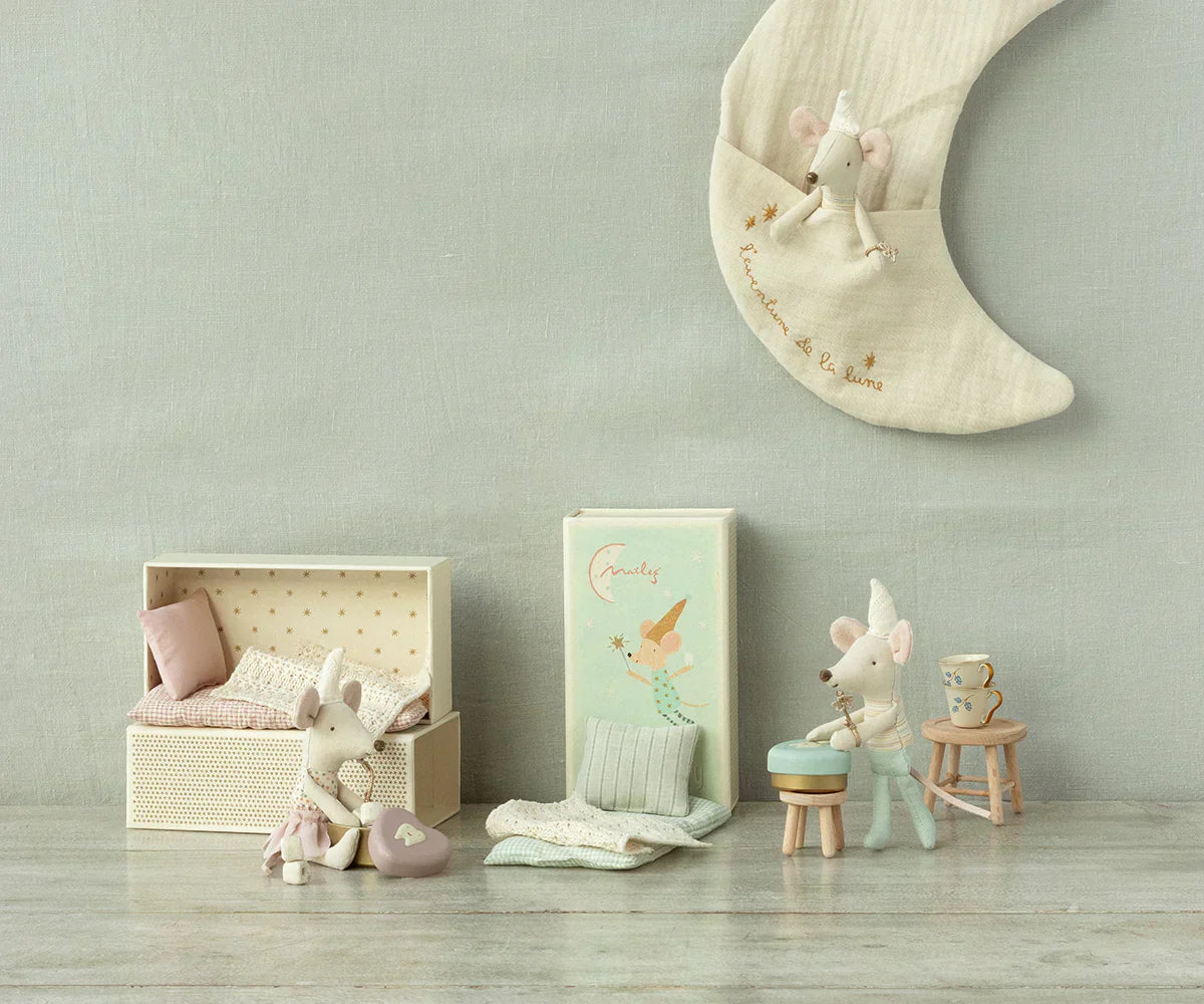 Maileg Tooth Fairy Mouse, Little Brother In Matchbox